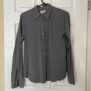 Women's Eddie Bauer Long Sleeve Blouse Gray